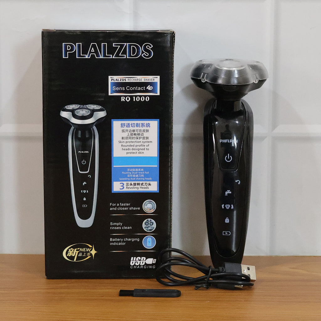 Rechargeable Electric Rotary Shaver Trimmer For Men (1 Set)