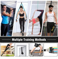 Unisex Resistance Band Unbreakable Toning Tube Kit With Door Anchor, Foam Handles, Waterproof
