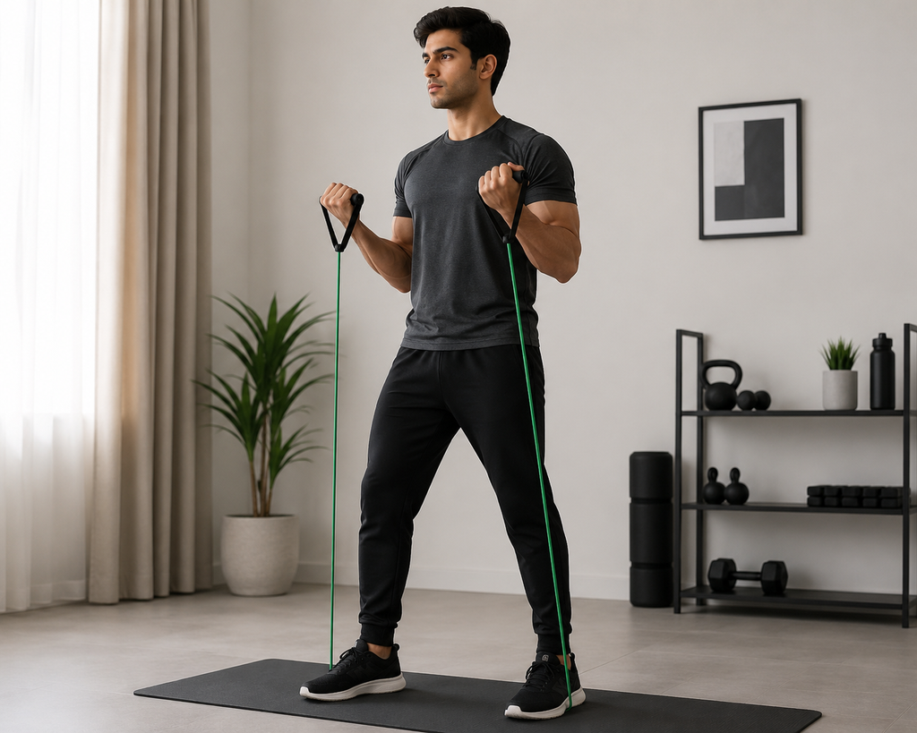 Unisex Resistance Band Unbreakable Toning Tube Kit