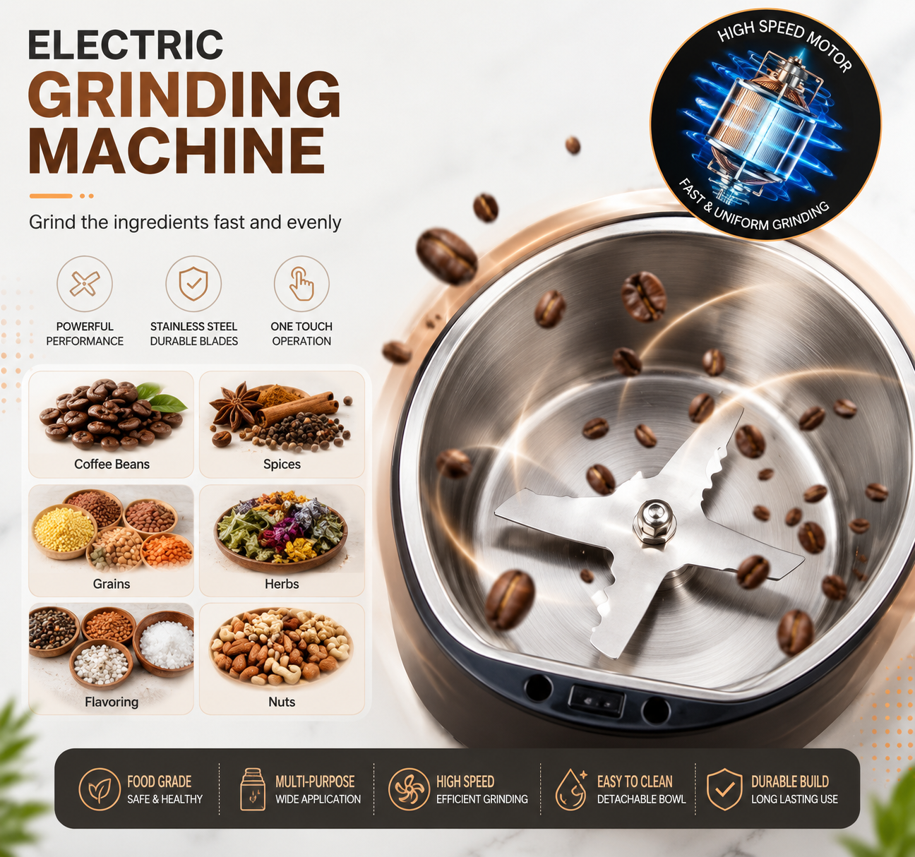 Portable Electric Grinder