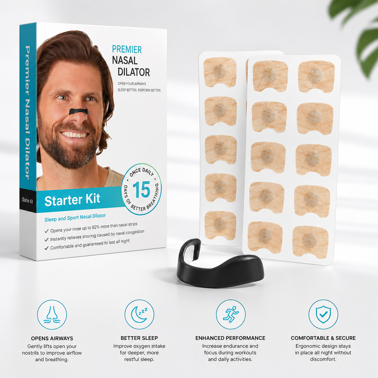 Breathing Nasal Strip Starter Kit