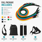 Unisex Resistance Band Unbreakable Toning Tube Kit